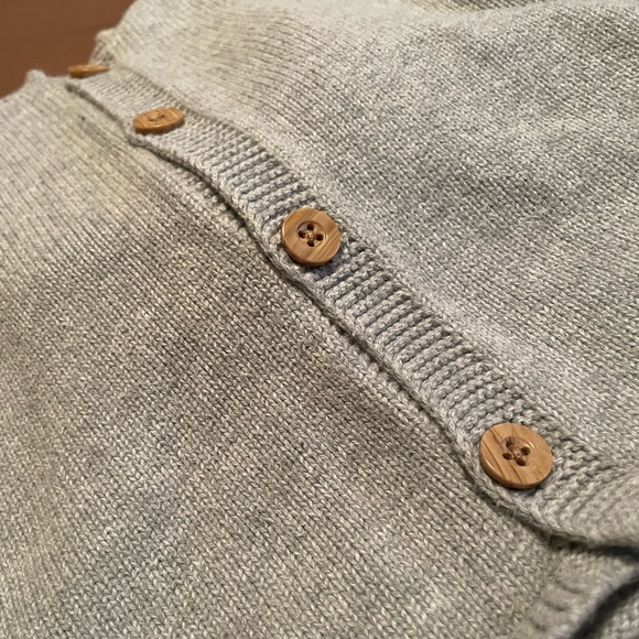 18 Months - 18M baby outfit with ears, light Grey sweather 100% cotton Pekkle - Picture 3 of 6